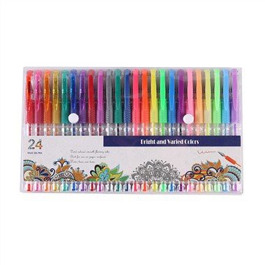 ست قلم ژل 24 رنگ